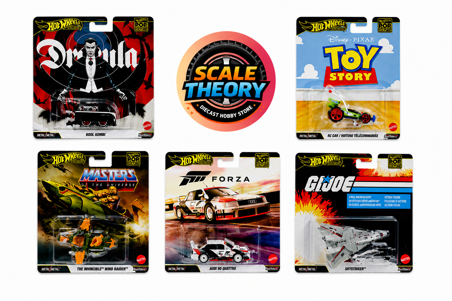 Hot Wheels - Premium Car- Pop Culture Assortment (Mix 5 / Case R).