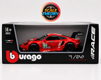 Bburago Porsche 911 RSR LM 2020 Diecast Scale Model (Scale 1:24) - Scale-theory India