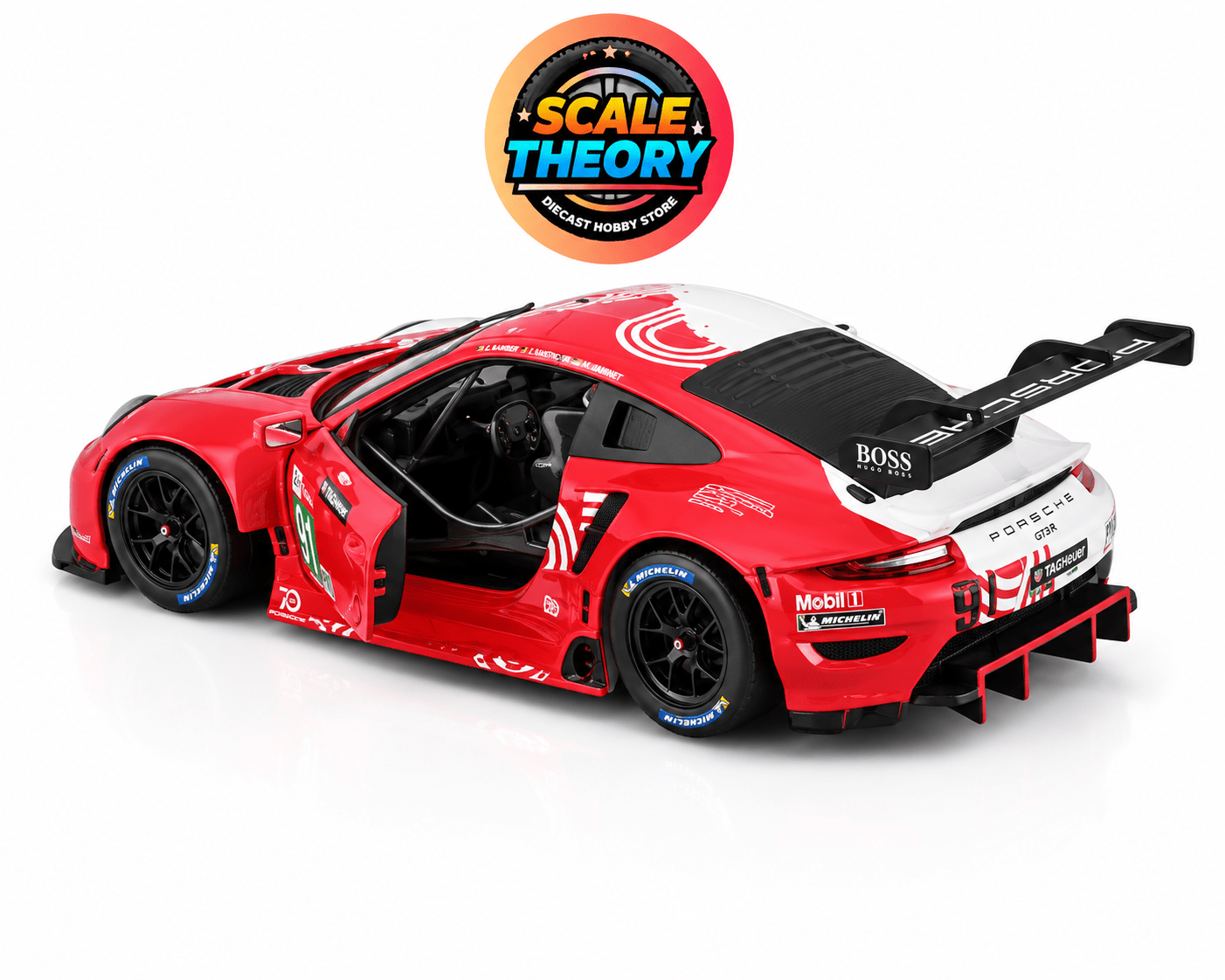Bburago Porsche 911 RSR LM 2020 Diecast Scale Model (Scale 1:24) - Scale-theory India
