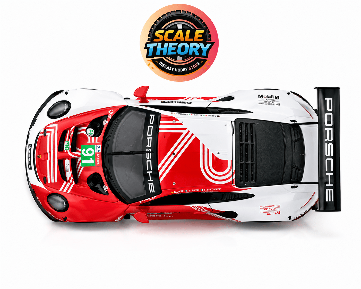 Bburago Porsche 911 RSR LM 2020 Diecast Scale Model (Scale 1:24) - Scale-theory India
