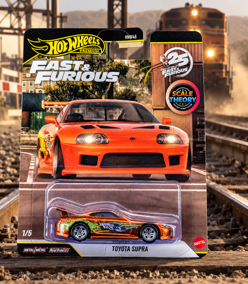 CHASE - HOT WHEELS - PREMIUM - FAST AND FURIOUS - TOYOTA SUPRA. - Strictly Resale Supply - Scale-theory India