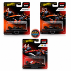 Hot Wheels - Formula 1 - Premium Car-Culture - McLaren 4, McLaren 81 & Ferrari 44 (Reseller) - Scale-theory India
