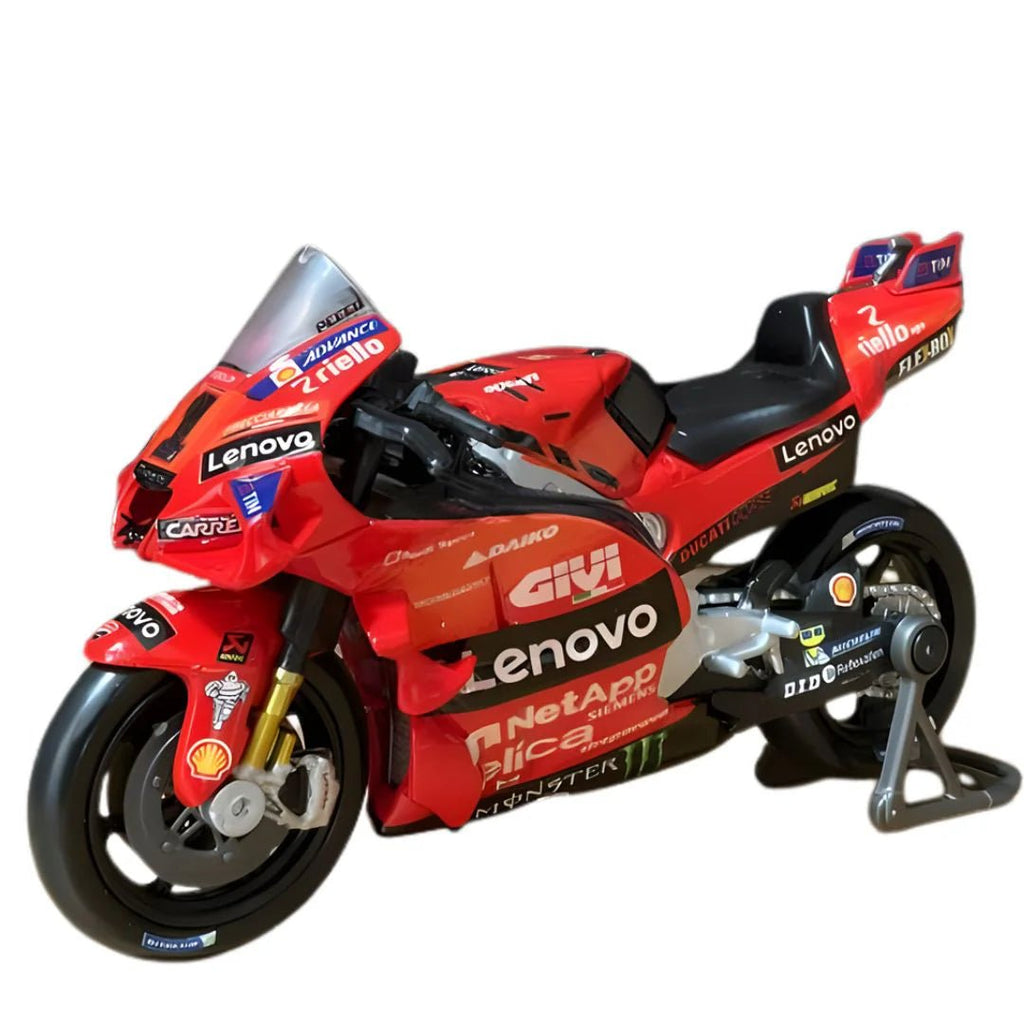 Maisto - 1/18 - Ducati - Desmosedici GP24 Team Lenovo N 23 MotoGP Season 2024 Enea Bastianini - Red - Scale Theory India