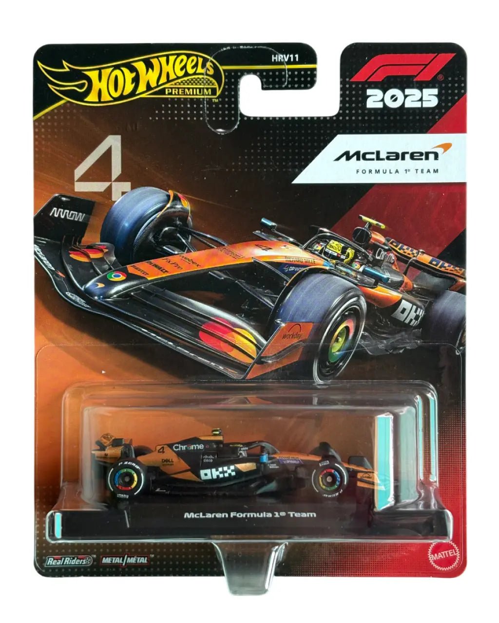 McLaren Racing 4 Lando Norris * Hot Wheels Formula 1 - 2025 Series - Scale Theory India